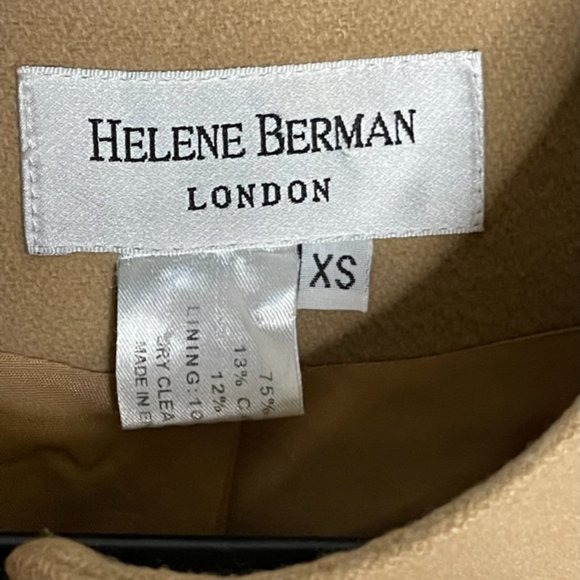 Helene Berman London | Cashmere Wool Blend Cape Coat - Picture 6 of 11